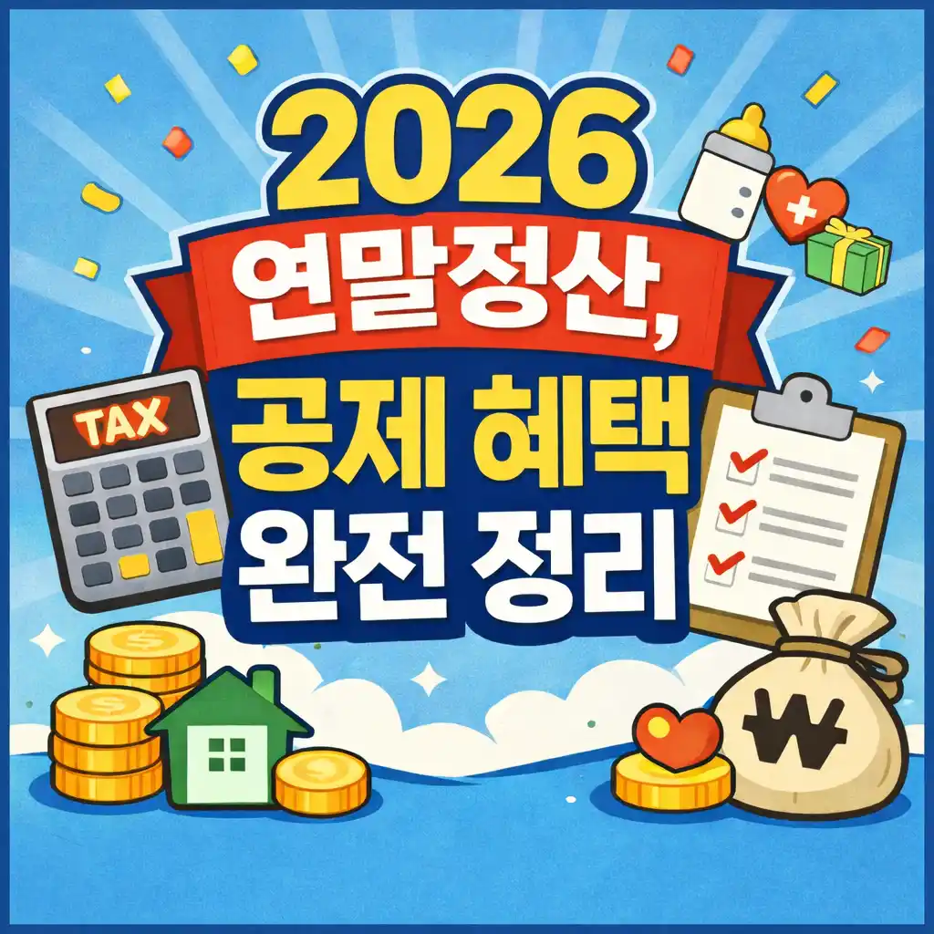 2026 연말정산 공제 총정리