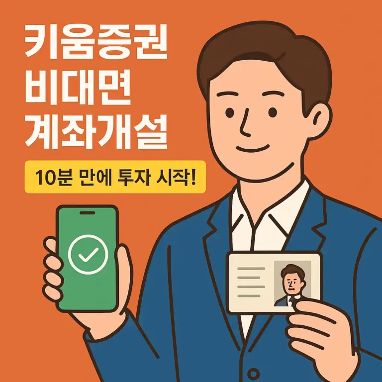 키움증권 비대면 계좌개설