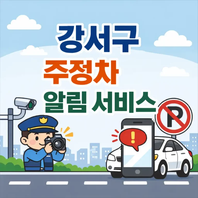 강서구 주정차 알림서비스