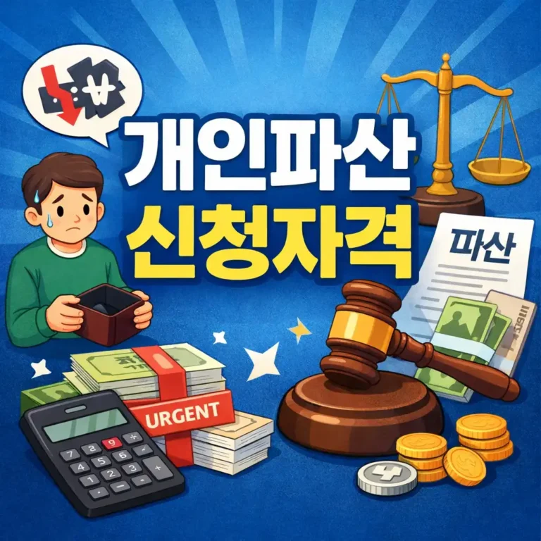 개인파산 신청자격