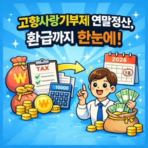 고향사랑기부제 연말정산
