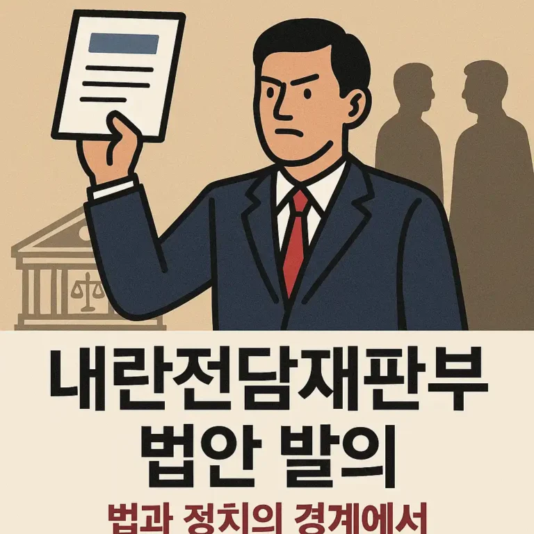 내란전담재판부 법안 발의