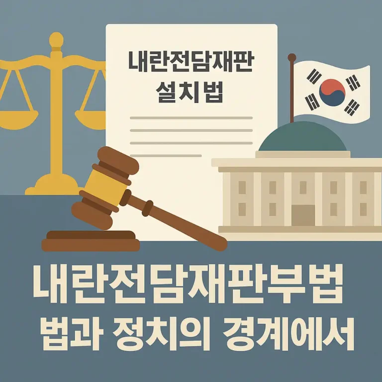 내란전담재판부 설치