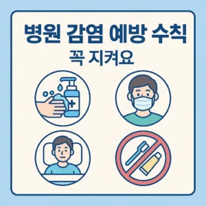 병원 감염 예방 수칙
