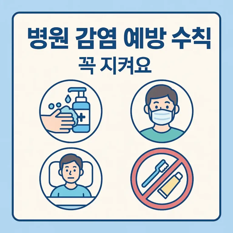 병원 감염 예방 수칙
