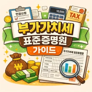 부가가치세 표준증명원