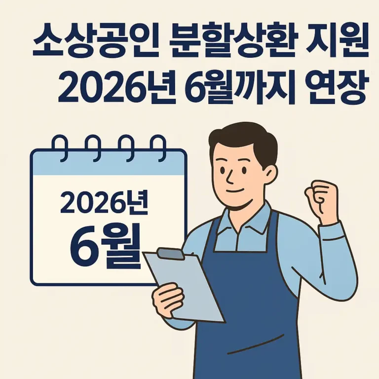 분할상환 신청 연장