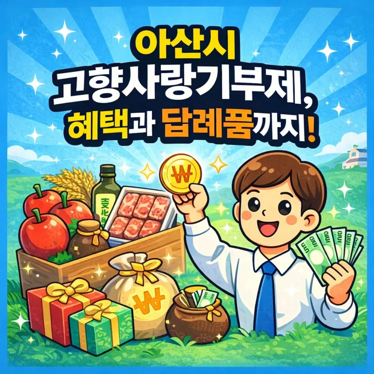 아산시 고향사랑기부제