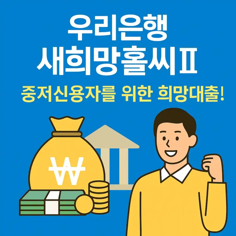우리은행 새희망홀씨2