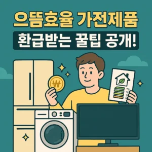 으뜸효율 가전제품 환급사업 신청방법