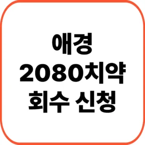 2080치약 회수