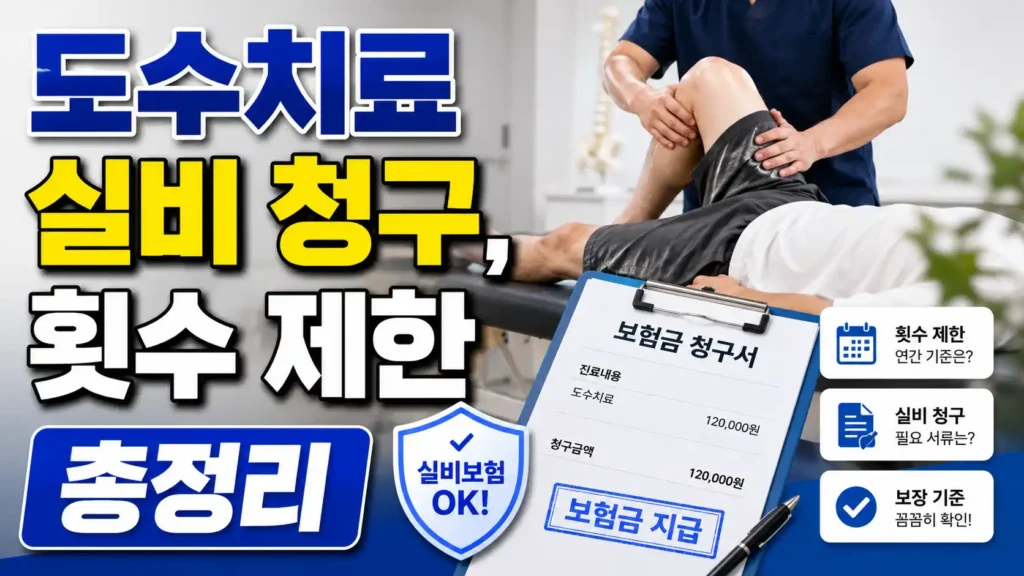 도수치료 실비청구 제한
