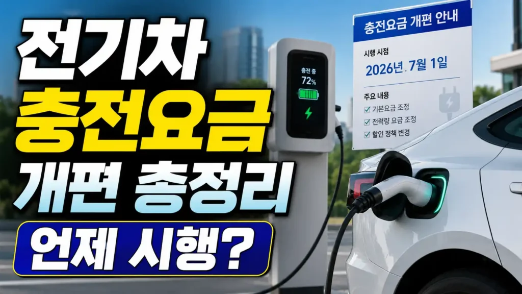 전기차 충전요금 개편