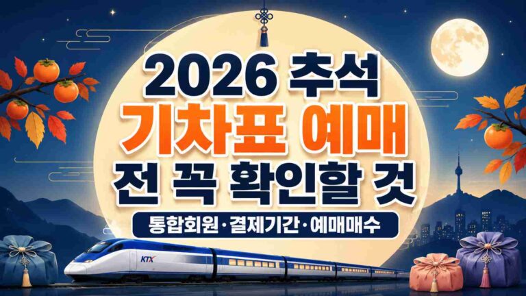 2026-chuseok-train-ticket-booking