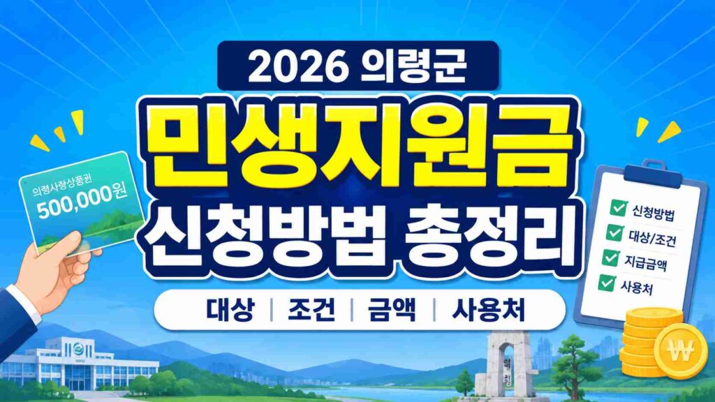 Uiryeonggun-Livelihood-Support-Fund