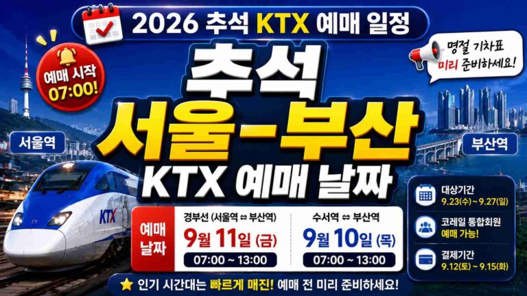 seoul-busan-ktx-chuseok-booking
