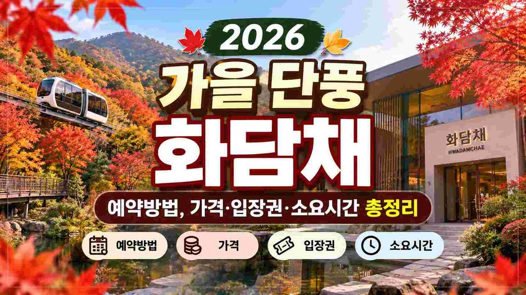 hwadamchae-reservation-guide