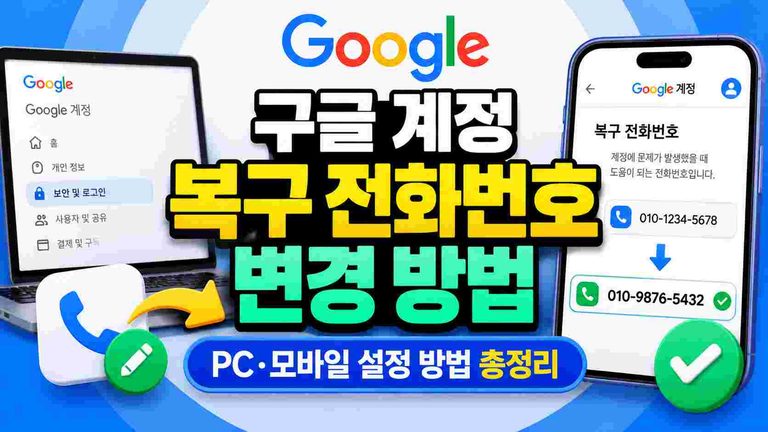 google-recovery-phone-number-change