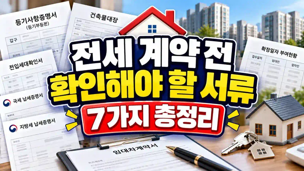 jeonse-contract-required-documents