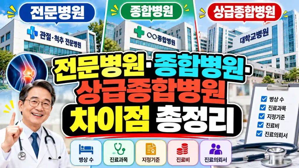 korea-hospital-types-comparison
