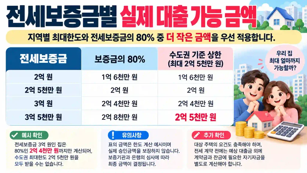 신혼부부 버팀목 전세대출 3억에서 2.5억 변경